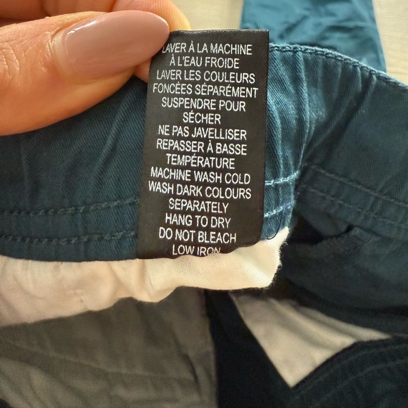 DJAB Simons Teal Cotton Cargo Jogger Pants - Picture 9 of 12